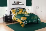 Athletics OFFICIAL MLB "Hexagon" Full/Queen Comforter & Shams Set; 86" x 86"