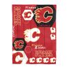 Flames OFFICIAL NHL "Hexagon" Twin Comforter & Sham Set; 64" x 86"