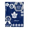 Maple Leafs OFFICIAL NHL "Hexagon" Twin Comforter & Sham Set; 64" x 86"