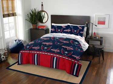 Washington Capitals OFFICIAL NHL Full Bed In Bag Set