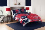 Capitals OFFICIAL NHL "Hexagon" Full/Queen Comforter & Shams Set; 86" x 86"