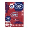 Canadiens OFFICIAL NHL "Hexagon" Twin Comforter & Sham Set; 64" x 86"