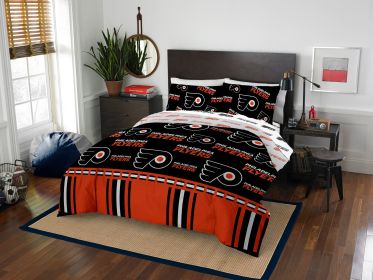 Philadelphia Flyers OFFICIAL NHL Queen Bed In Bag Set