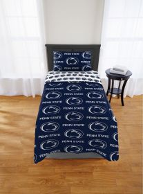 Penn State Nittany Lions Twin Rotary Bed In a Bag Set