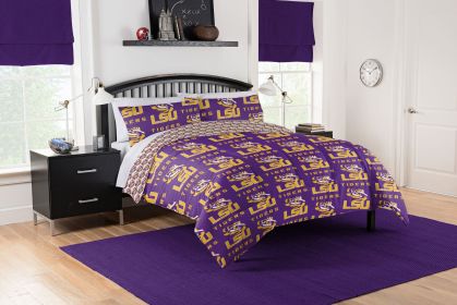 LSU Tigers Full Rotary Bed In a Bag Set