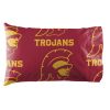 Southern Cal Trojans OFFICIAL NCAA Queen Bed In Bag Set