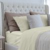 Luxurious Viscose from 100% Bamboo 4-Piece sheet Set , Oeko-TEX Certified, California King - Cr√®me