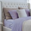 Premium 4-Piece Tencel Lyocell sheet Set, Silky Soft 100% Tencel, Oeko-TEX Certified, King - Lilac