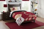 Coyotes OFFICIAL NHL "Hexagon" Twin Comforter & Sham Set; 64" x 86"