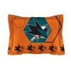 Sharks OFFICIAL NHL "Hexagon" Twin Comforter & Sham Set; 64" x 86"