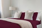 Luxurious Viscose from 100% Bamboo 4-Piece Sheet Set , Oeko-TEX Certified, King - Merlot