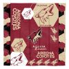 Coyotes OFFICIAL NHL "Hexagon" Full/Queen Comforter & Shams Set; 86" x 86"