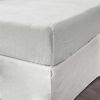 King Fitted Sheet 1 Pc, Extra Soft Premium Bedding Fitted Sheet for Bedroom, Hotels, and Salons, Breathable & Fade Resistant (Sofa White)