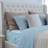 Luxurious Viscose from 100% Bamboo 5-Piece Sheet Set , Oeko-TEX Certified, Split King - Sky