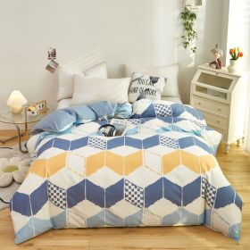 Cotton Single And Double Student Dormitory Three Piece Quilt Cover (Option: Karloff-Double Quilt Cover 200X 230cm)