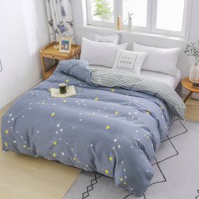 Quilt Cover Single Wholesale Pure Cotton Single Double Student Dormitory Three-piece Set (Option: Romantic astrology-Twin 4piece set180x220)