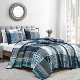 Bruise 3 piece bedspread set (size: King)