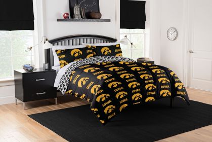 Iowa Hawkeyes Full Rotary Bed In a Bag Set (SKU: 1COL/86400/I002/EDC)