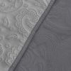 3 Piece Oversized Ultrasonic Embossed Bedspread Set with Classic Paisley Pattern