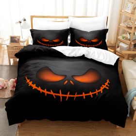 Halloween Series Bed Sheet Holiday Bedding Three-piece Set (Option: 6style-135 √ó 200)